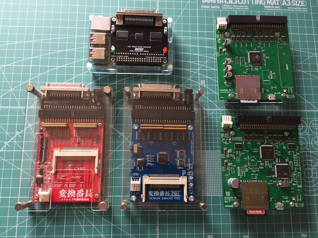 SCSIハードディスクエミュレーター性能比較