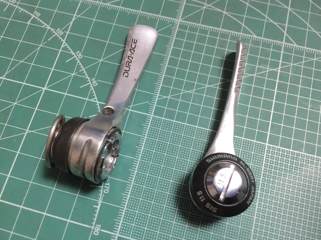 Wレバー SL-7700 インデックス11速化 – SL-BSR1 SISユニットへの換装